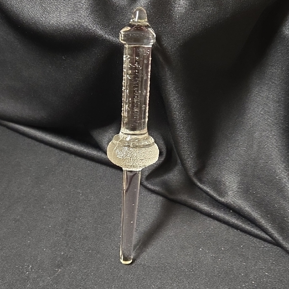 Silver Dining Decor Glass Accent